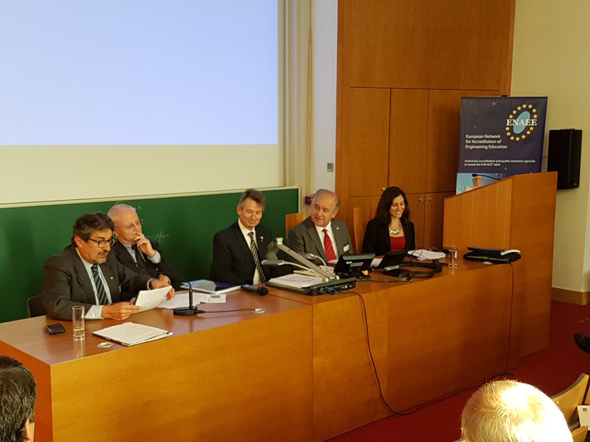 SEFI_HQ's tweet photo. @SEFI_HQ president Mike Murphy as a panelist at #enaee members forum #eurace #Engineering #education #accreditation https://t.co/N4vnmeJBp0