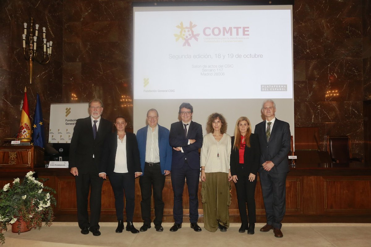 FGCSIC's tweet photo. Hoy en #ProgramaCOMTE @FGCSIC, turno de presentaciones de proyectos. Los 18 participantes AQUÍ https://t.co/e9iNJGQQmC …Y el jurado https://t.co/Ddszz0TRnP