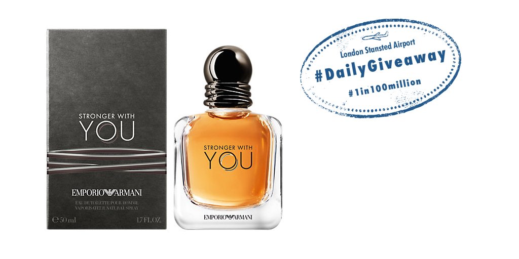 STN_Airport's tweet photo. Will you be #1in100Million in our #DailyGiveaway?💙 To #WIN the latest @armani men's fragrance from @WorldDutyFree: 
✅ Follow
✅ Like
✅ RT https://t.co/eaWRvTycGw