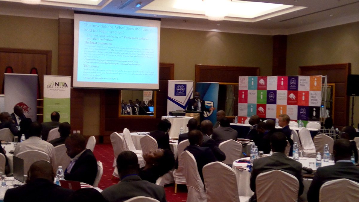 NITAUganda1's tweet photo. Justice Geoffrey Kiryabwire noted that the Judicial Online Platform will interface with @NITAUganda1 E-Govt architecture #InterlinkUG https://t.co/gJEmgnW5Ng