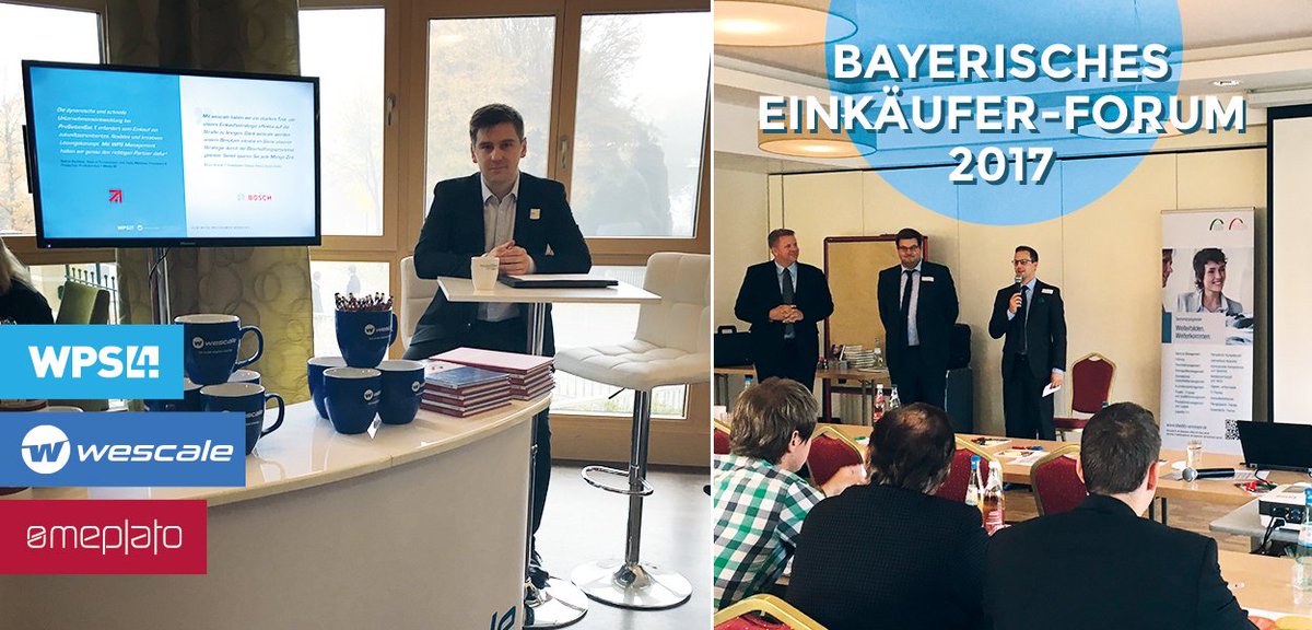 wpsmhq's tweet photo. Das gestrige #2BayerischeEinkäuferForum war für @wescale und @meplato ein voller Erfolg! Highlight war der #BestPractice Vortrag mit @PwC. https://t.co/AuwPLEBA4h