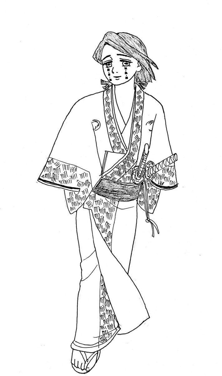 みみきゅうり Twitterren 何となくアリかな と思って描いた 着流し魘夢さん 時代劇に出てくる 遊び人の旗本の三男坊的なイメージ 毎日魘夢さんシリーズは 時々魘夢さんシリーズにリニューアル 私に付ける薬が無い