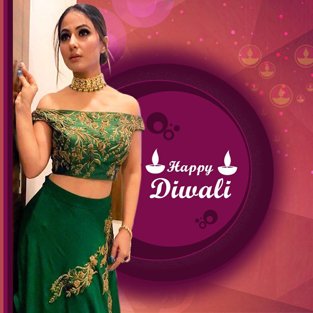 eyehinakhan's tweet photo. #TeamHinaKhan wishes everyone a very Happy Diwali 😊 https://t.co/PKdZNLzyPn