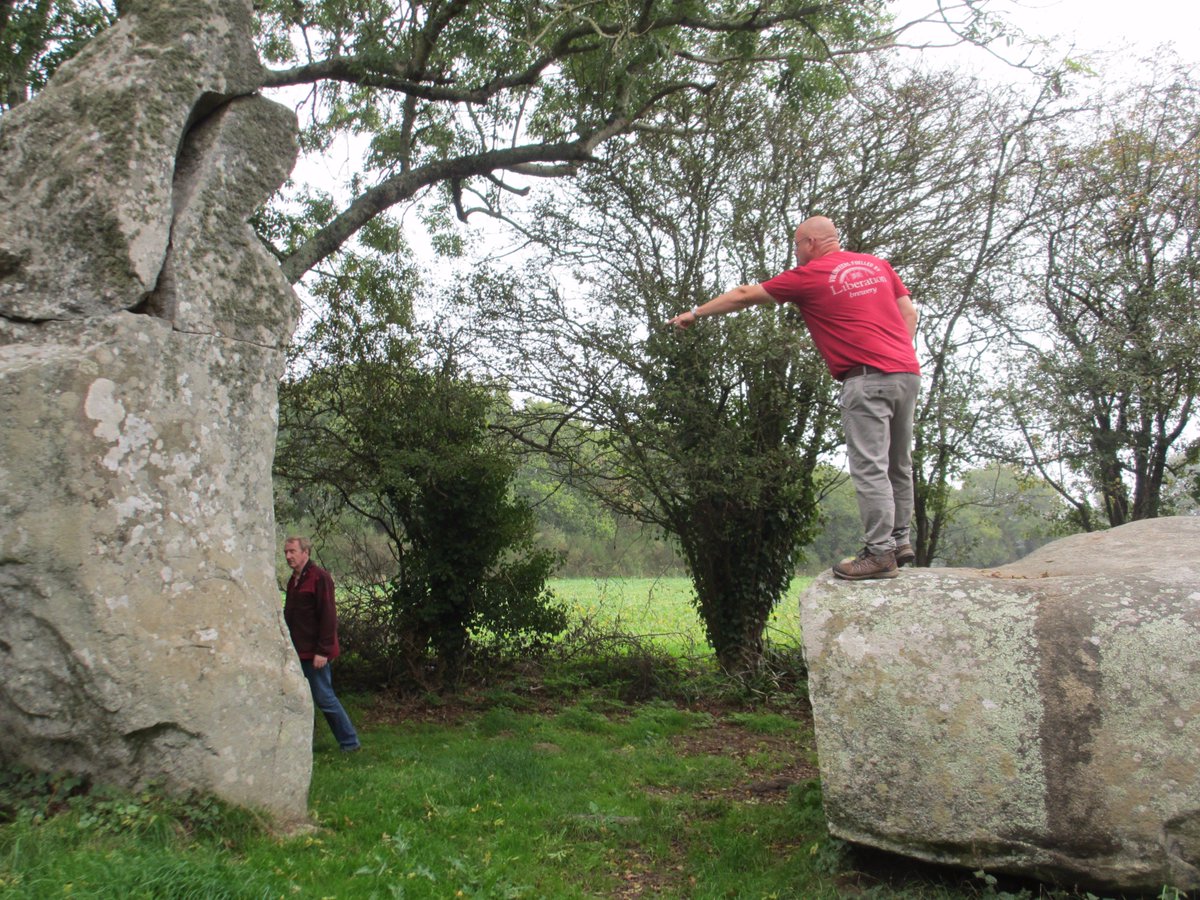 Archaeology Section trip to Carnac: Look!  A stone!