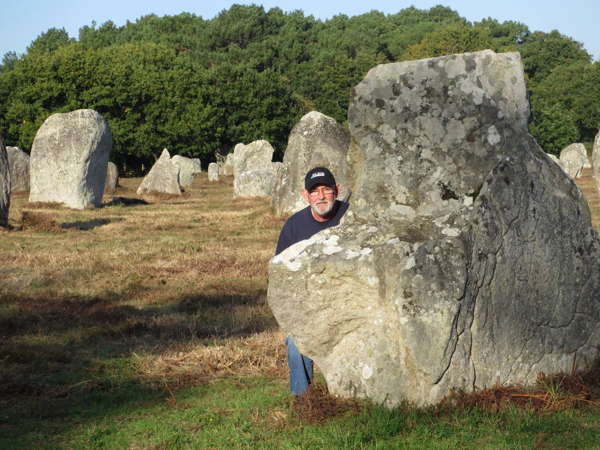 Archaeology Section trip to Carnac:  Fancy finding John de Carteret here - thought he was chasing Asian hornets