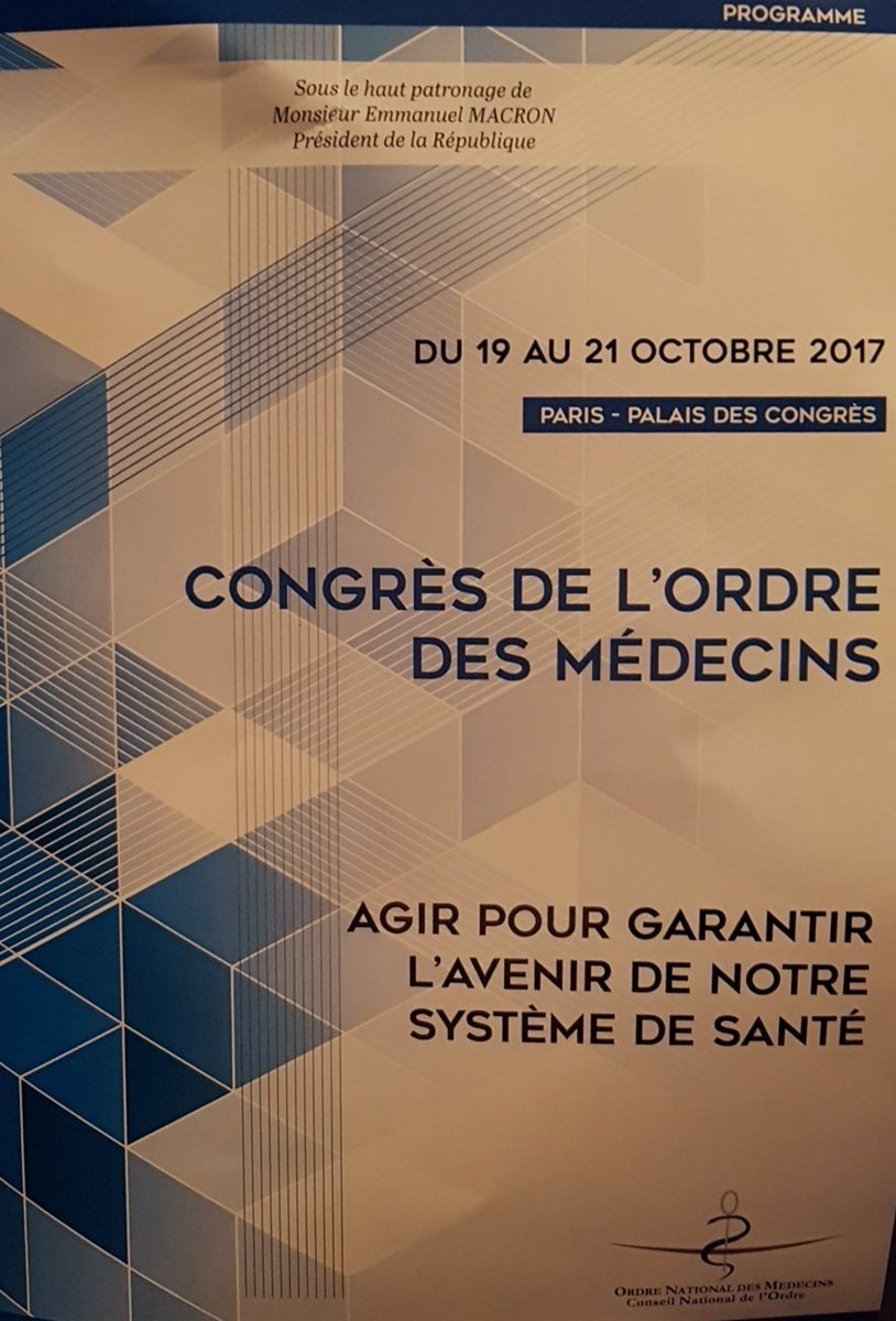 CDOM42's tweet photo. 3eme #CongresCNOM du 19 au 21 octobre 2017 discours d'ouverture par @BouetP Pt @ordre_medecins https://t.co/YsIWinJFVM