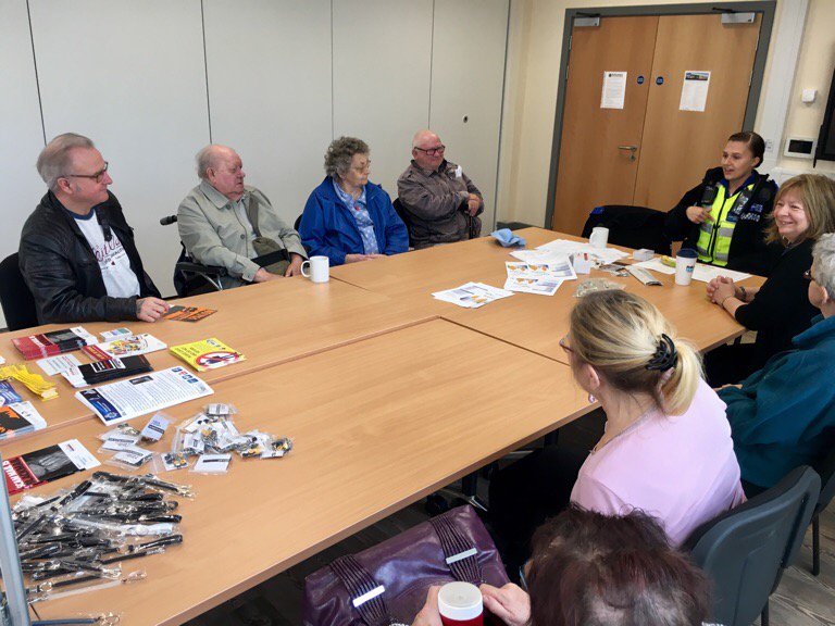MoorlandsPolice's tweet photo. Great turn out for our first safety and well being event @ Biddulph fire station. Thanks to partner agencies & all attendees #safeand sound https://t.co/A5hvzEzBgH