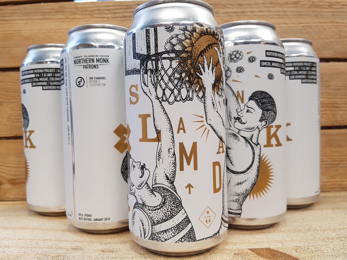 IndieCraftKDL's tweet photo. Slam Dank 7.4% IPA from @NMBCo continues the excellent Patrons Project series. Had at #IMBC17 & had to get in. #Beer #Kendal #notjustlakes https://t.co/Qrs3ZGiMjO