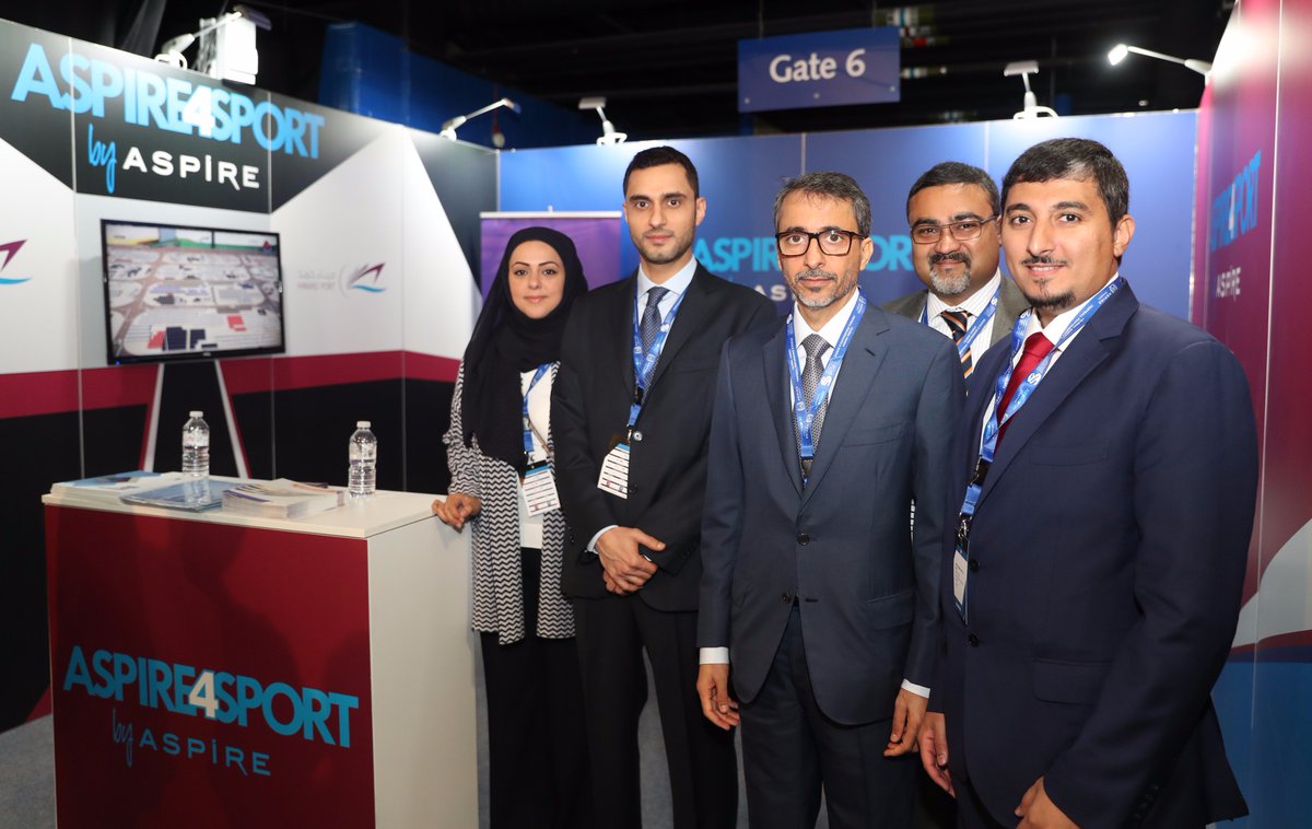 A4Stweets's tweet photo. During #Aspire4sport around 37 Qatari &amp; international exhibitors were present for B2B meetings 🤝. some exhibition📷📸 https://t.co/UkrARN4A2C https://t.co/96rUIdMtz6