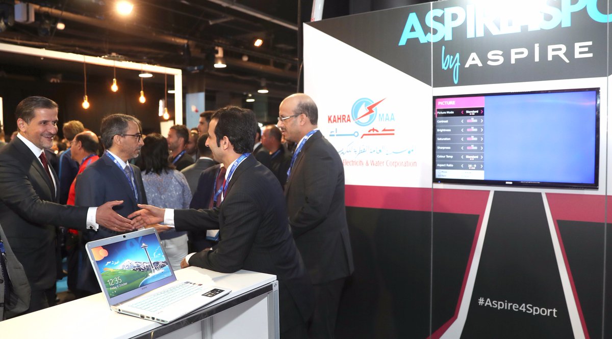 A4Stweets's tweet photo. During #Aspire4sport around 37 Qatari &amp; international exhibitors were present for B2B meetings 🤝. some exhibition📷📸 https://t.co/UkrARN4A2C https://t.co/96rUIdMtz6