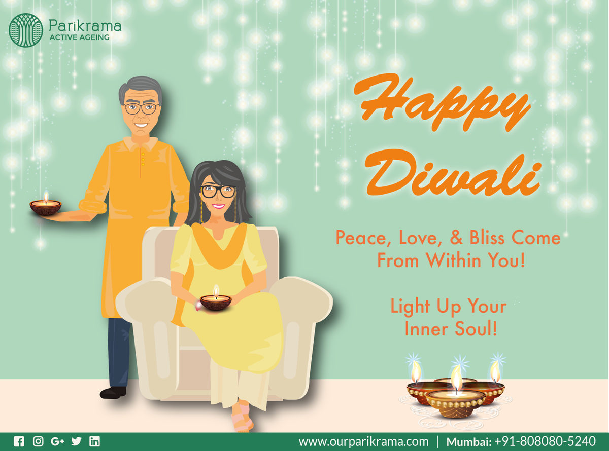 OurParikrama's tweet photo. #ParikramaActiveAgeing Wishes You A #HappyDiwali Filled With Love!
#ActiveAgeing #Seniors #Learning https://t.co/4OJeOVlJA4