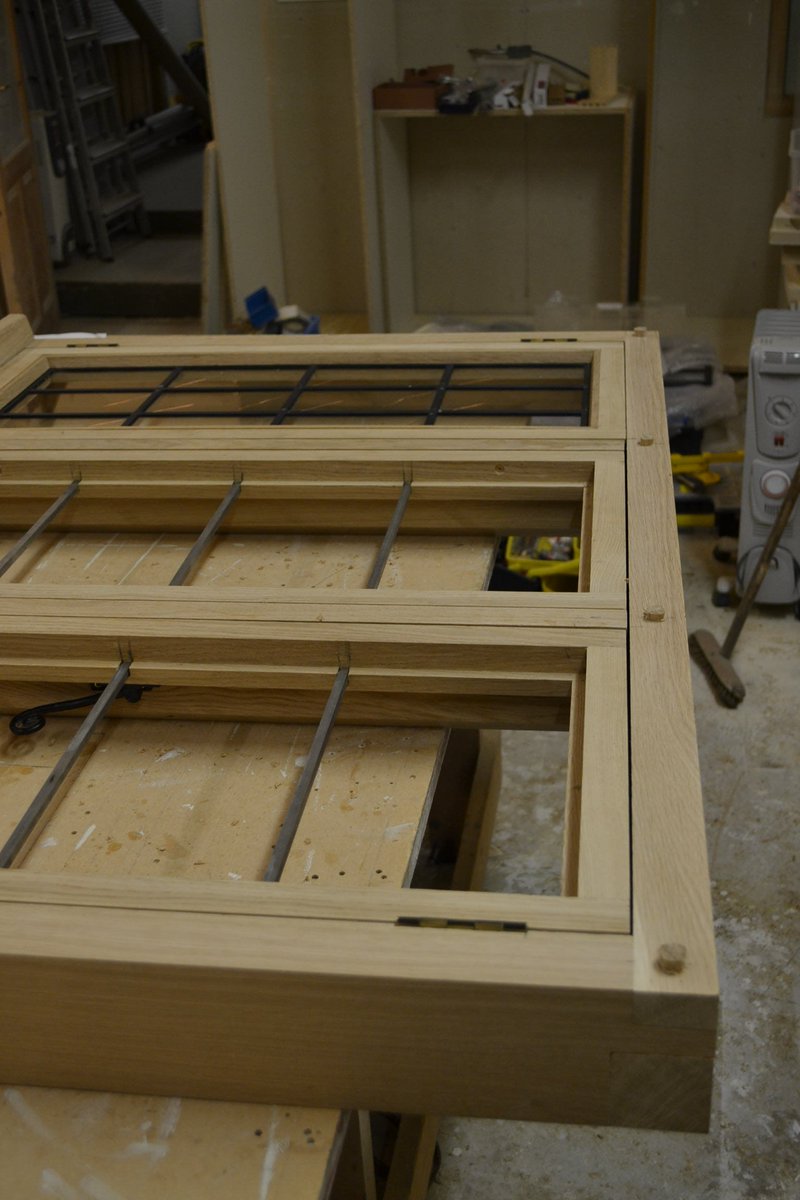 Oaktreecm's tweet photo. Work in progress. Oak Windows with traditional leaded lights.  https://t.co/2kzJDB4LiI #oakwindows #leadedlights https://t.co/nJOibzqtwH