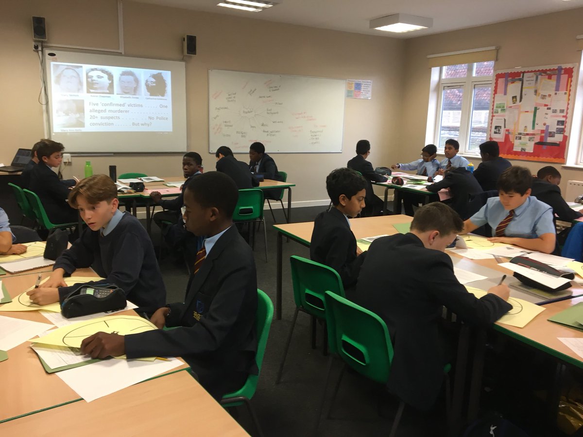 MisskempCM's tweet photo. Jack the Ripper workshop! How relatable are the sources?! @DartfordGS @HistoryDGS #creativity17 https://t.co/NropOXZG3N