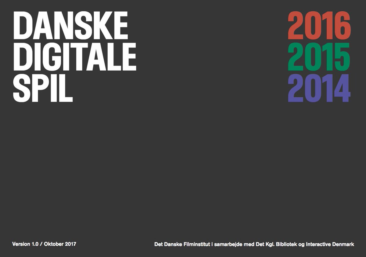 InteractiveDK's tweet photo. Super proud to have contributed to the new #dkgame yearbook w. @filminstituttet &amp; Royal Danish Library. Get it here! https://t.co/VLL0jzxPn9 https://t.co/aN1SHViXp6