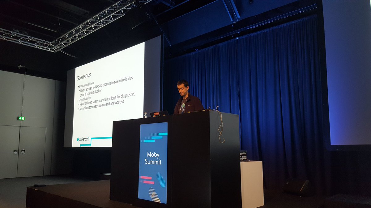 Great job <a href="/davefreitag/">Dave Freitag</a> showing #linuxkit with #ibmcloud!