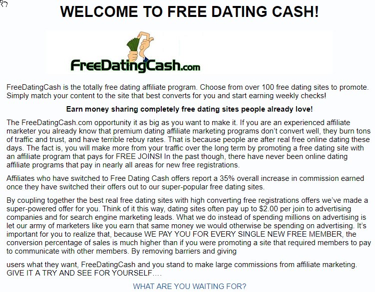 FreeDatingCash's tweet image. PRE-REGISTRATION OPEN! Highest conversion ratio you have ever seen in online dating! FreeDatingCash.com #affiliatemarketing