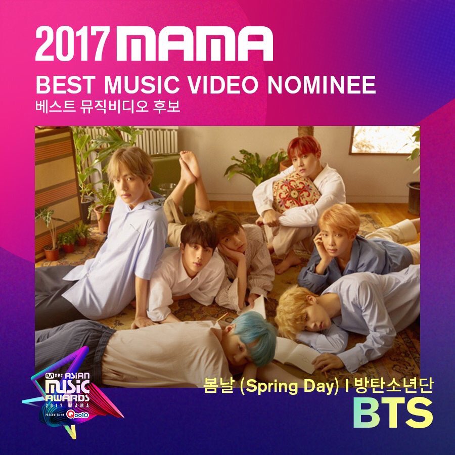 BTS_Thailand's tweet photo. [#2017MAMA] เพลง Spring Day ได้เข้าชิงรางวัล Best Music Video
โหวตที่นี่ ▶ https://t.co/fvPgB1mdDf https://t.co/rt7vCRWNgX