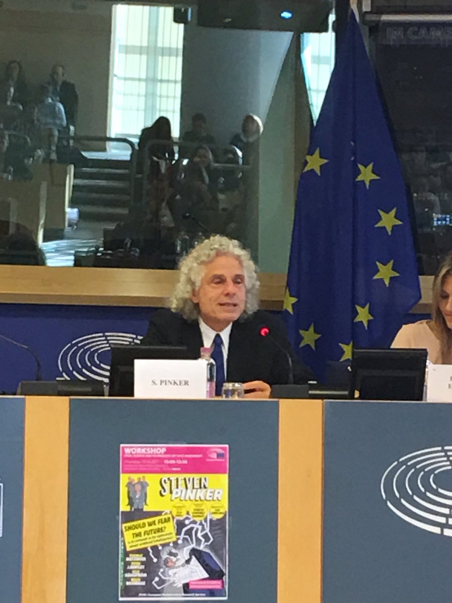 schmidt_clau's tweet photo. Grossartiger Steven Pinker #sapinker im Europaparlament! I ❤️ his way to speak! #STOA https://t.co/x3XW9FnXPG