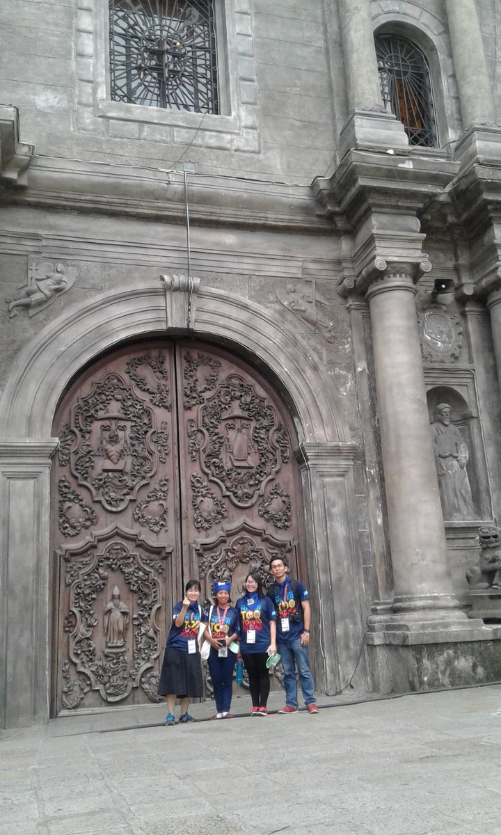 oldorama's tweet photo. #YSEALIsummit the oldest church in Philippines group 7 https://t.co/uN2qras1SE