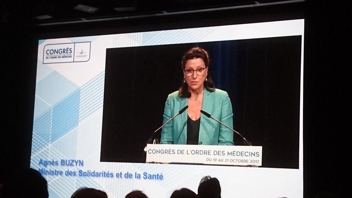 COMEDECINSMOSEL's tweet photo. Discours de Madame @agnesbuzyn ministre de la #santé au 3ème #CongresCNOM 2017 https://t.co/BtAyG65K5V