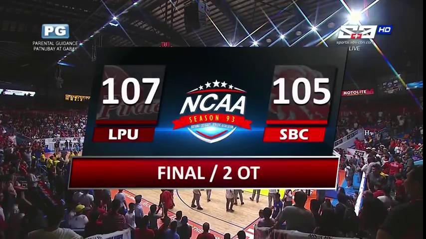 abscbnsports's tweet photo. 18-0. Welcome to the #NCAASeason93 Finals, LPU Pirates! https://t.co/rBDk61JC6t