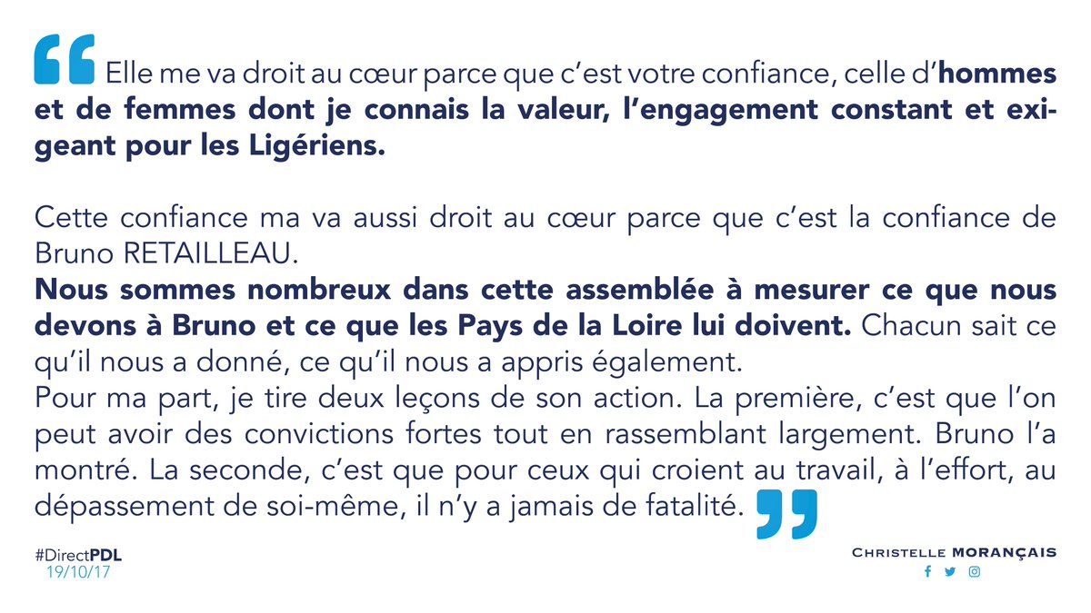 Je vous remercie pour la confiance ou de la confiance 