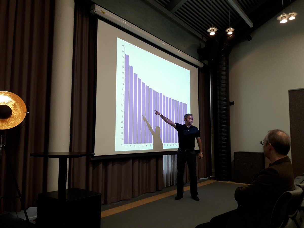olvemaudal's tweet photo. Andrei @incomputable is brilliant as ever about #fastware at #ndctechtown https://t.co/wgXUYl6Buh