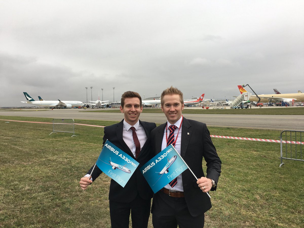 JaimieRoden's tweet photo. 2 years hard work paid off. First flight of the A330neo. #Trent7000 #A330neoFF https://t.co/WXwoK42mni