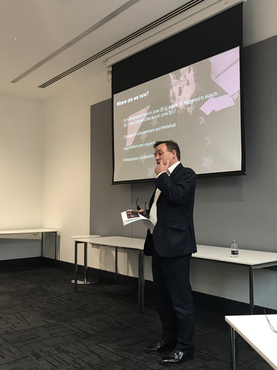 <a href="/ITMtweets/">ITM</a> Mids/North summit is up and running with Richard Jukes chairman of Grayling talking about Brexit and corporate travel.