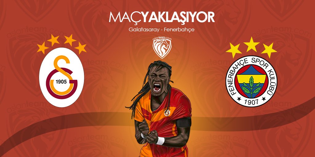 aslanteamcom's tweet photo. Derbi vakti geldi çattı! Son 3 gün! #aslanteam #derbi #galatasaray #cimbom #aslan #sarıkırmızı #gomis #tudor #hakem #sarikirmizi #GS #GSvFB https://t.co/NQ4pHEK0Up