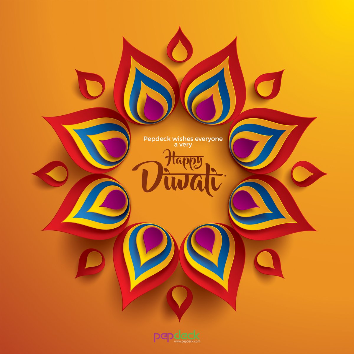 pepdeck's tweet photo. May this diwali light up fresh hopes, undiscovered avenues and different perspectives. Pepdeck wishes you a bright and beautiful Diwali. https://t.co/WbyCXG8Ynz