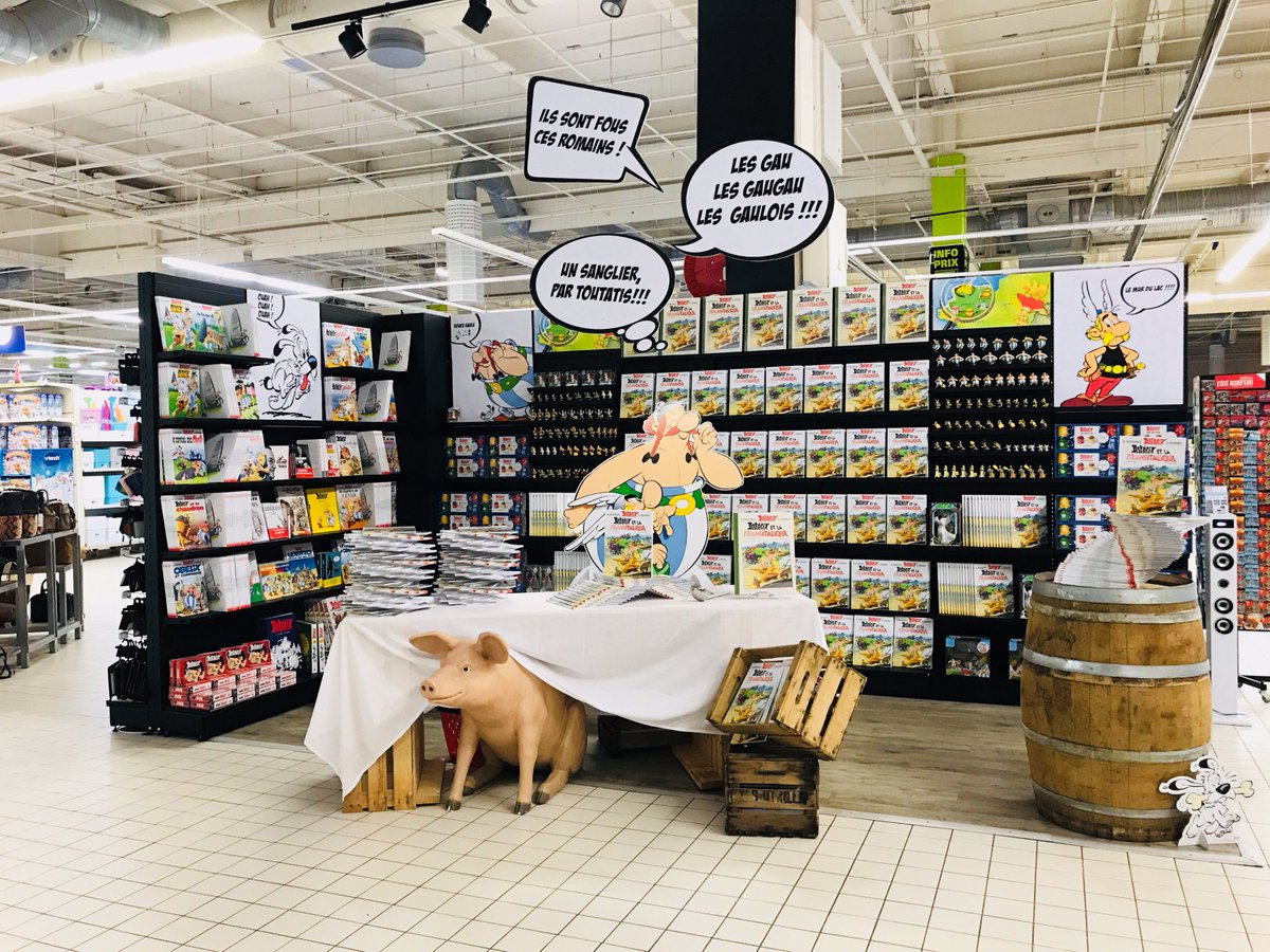Où trouver le dernier Astérix ? A <a href="/AuchanLac/">Auchan Bordeaux Lac</a>  bien entendu :)
