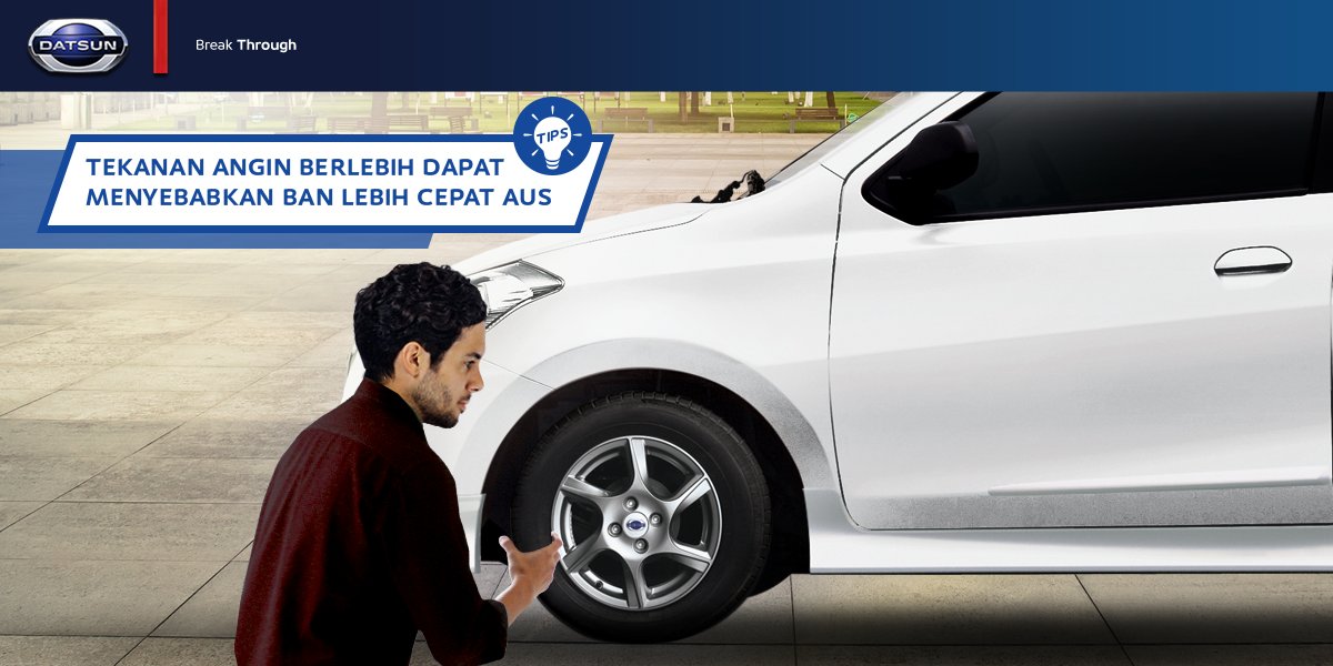 ID_Datsun's tweet photo. Mengisi tekanan angin berlebih dapat menyebabkan kondisi ban mobil Anda lebih cepat aus. Gunakan takaran yang sesuai yah, Risers #DatsunTips https://t.co/9HUnuCs73Y