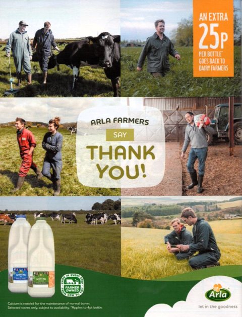mags2milkyway's tweet photo. *Thank you* to all @asda customers who choose to support @ArlaFoodsUK dairy farmers by buying #ArlaFarmersMilk
#ArlaFarmerOwned https://t.co/5lt2UgQpiV