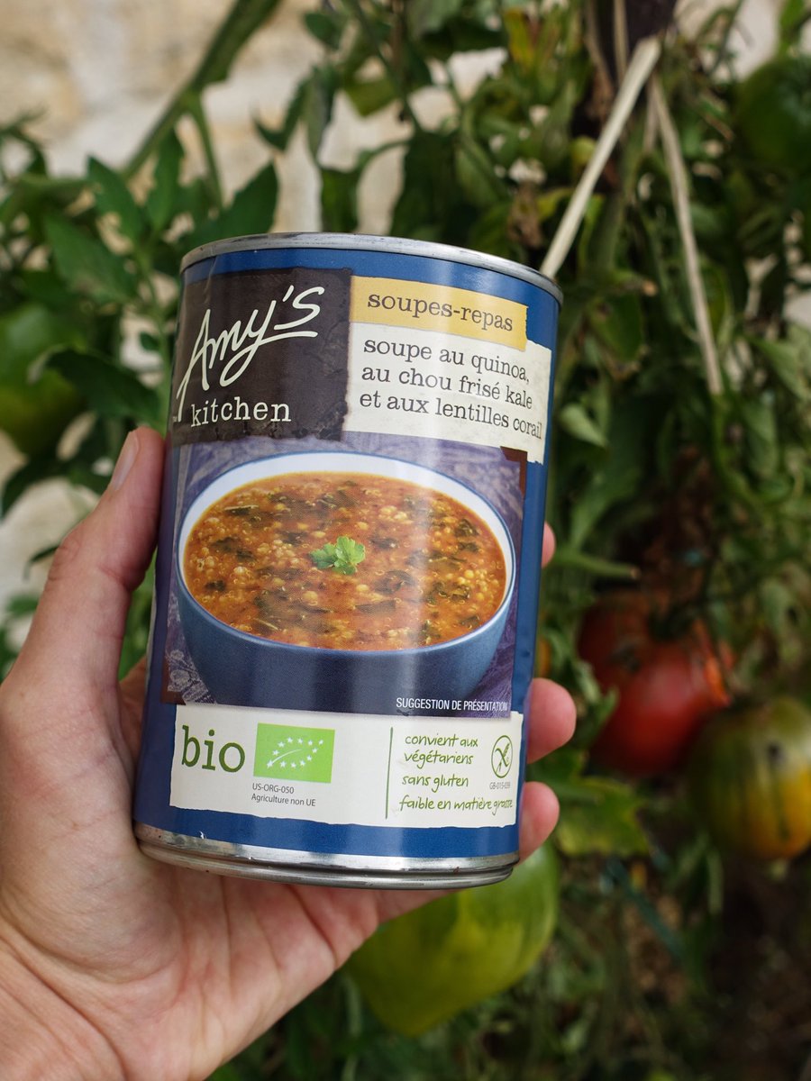 Ce qui est bon quand il se met à faire froid, c'est qu'on peut manger plus de soupes... Surtout quand elles sont faites maison chez Amy's!