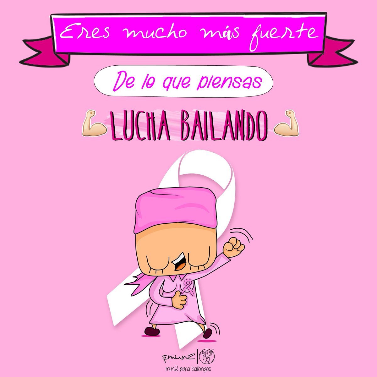 quemun2's tweet photo. Hoy nos vestimos de Rosa por todas las luchadoras que demuestran su fuerza día a día💪 #DiaMundialDelCancerDeMama #qmun2 https://t.co/Ro0wGj8nCF