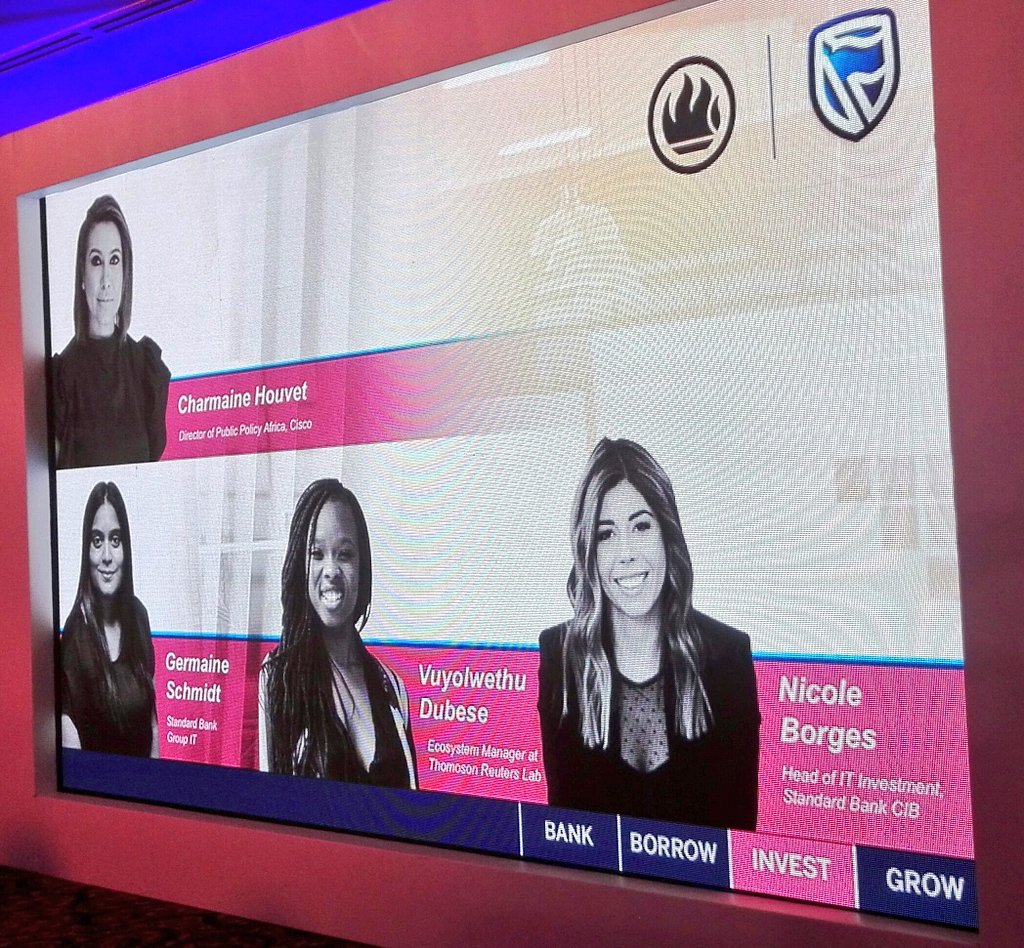 jayshnaidoo's tweet photo. Great insights from the first panel "make inclusion a business decision" @VDubese #SBWomaninTech #LibertyBlueSkies https://t.co/5BtyyKxWEN