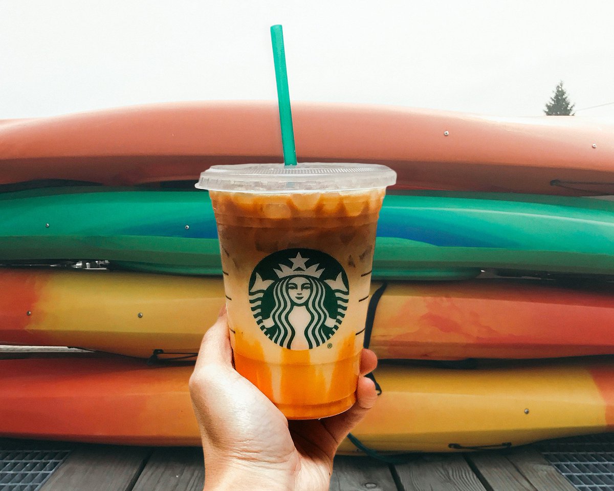 #ProTip: Iced Caramel Macchiato with pumpkin sauce instead of vanilla syrup. 🎃☕️❤️