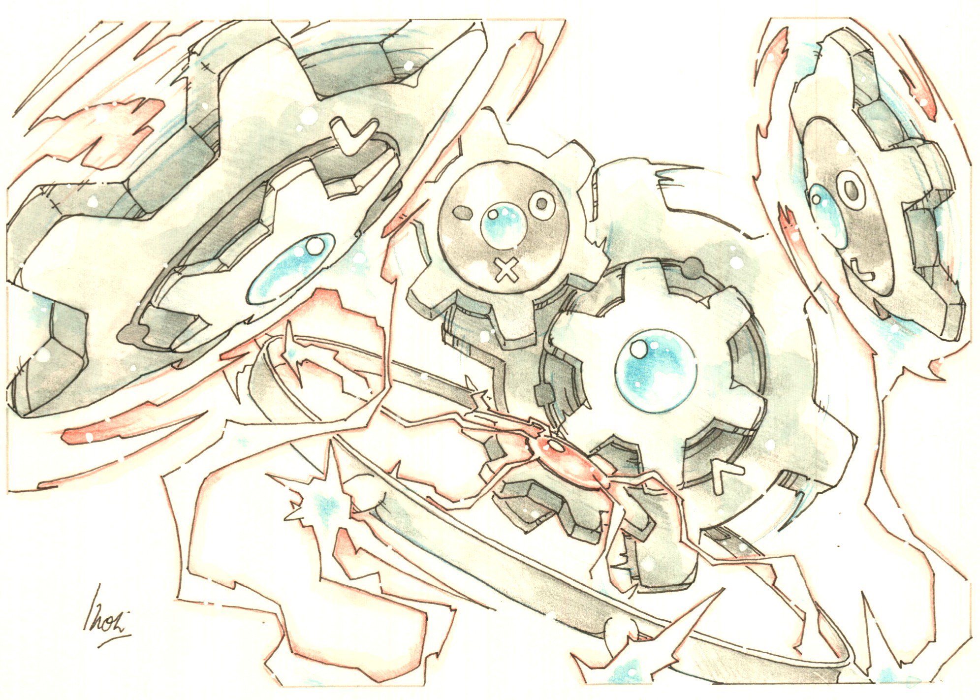 Inori 移転しました 今日のポケモン図鑑 ｎｏ ５７７ ギギアルの ギアソーサー ギギギアルの アシストギア T Co Iti4lvyuxt Twitter