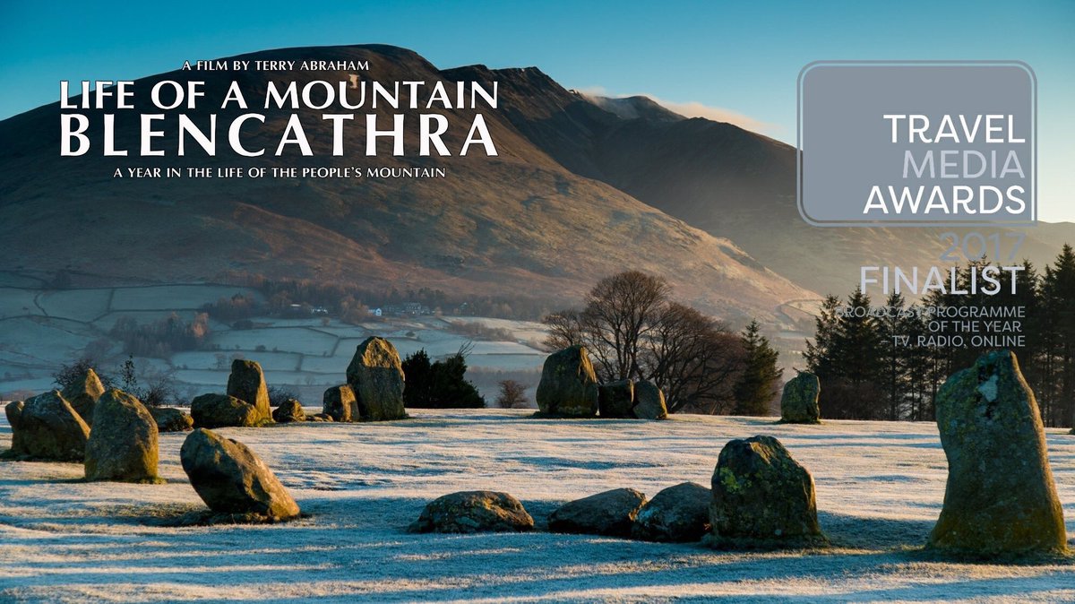 BlencathraTim's tweet photo. And the #TravelMediaAwards Travel Broadcast Programme of the Year is @terrybnd @BBCFOUR for Life of a Mountain: A Year on Blencathra !!! https://t.co/6oJbvfYE7v