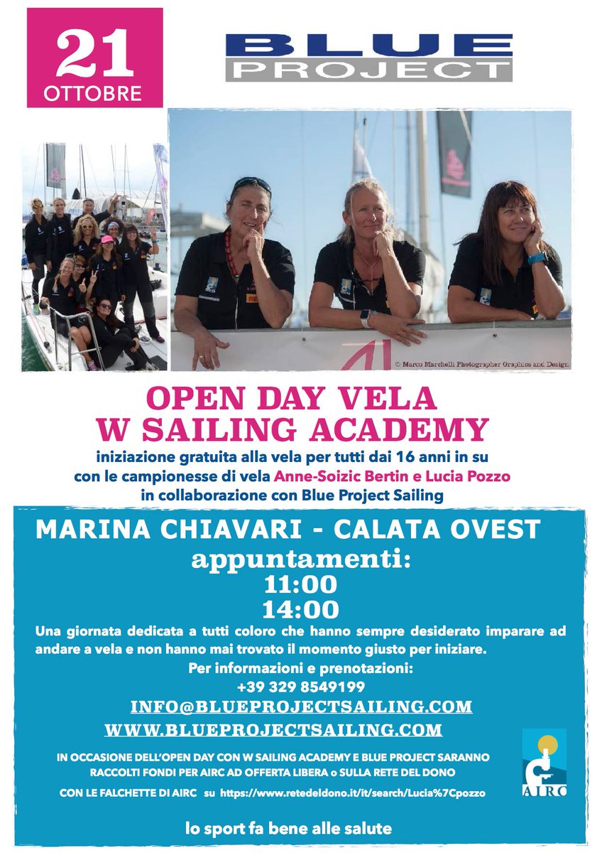 TurinBNDonna's tweet image. TBNDonna Italia è pronta a salpare con le #Donne della W #Sailing Academy: un progetto di Anne-Soizic Bertin e @Aiviqua ⛵️

#sailing  #vela