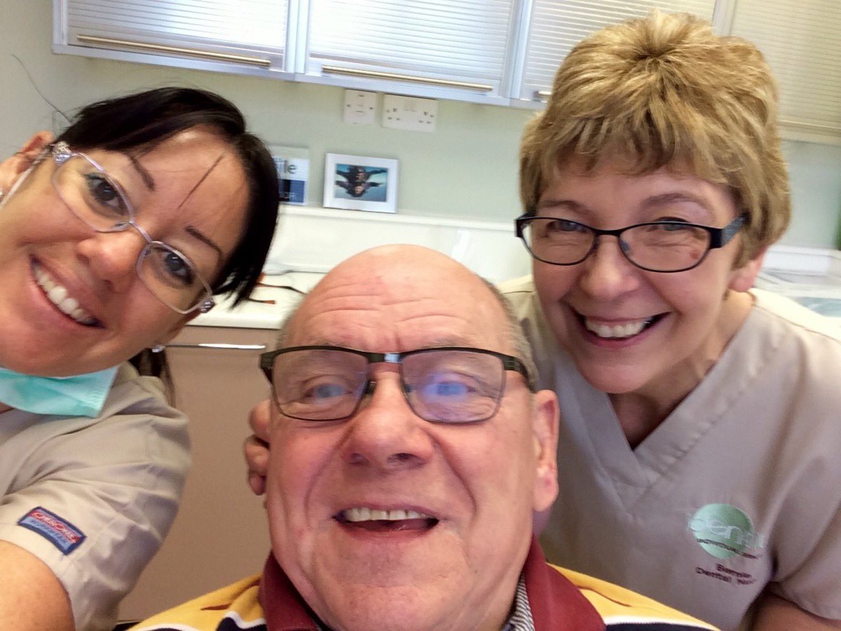 And the prize for the happiest patient goes to Billy. Not only is he having a brand new car day...now after his visit to Gill and Bernie he has the bling smile to go with it!! 
#Billingham #Dentist #Selfie
