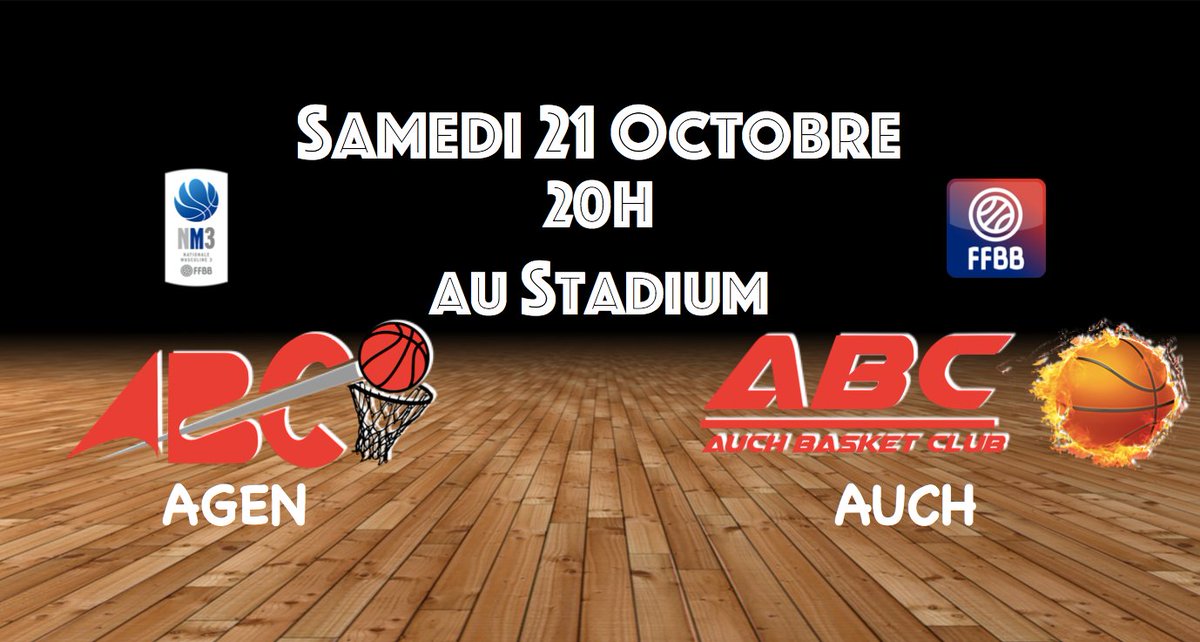 47FM's tweet photo. On sera prรฉsent et vous ? #LetsGoAbc #Basket #47fm #AbcNews Cc @AgenBasketClub @villeagen @ffbasketball https://t.co/nbQJXUIESx