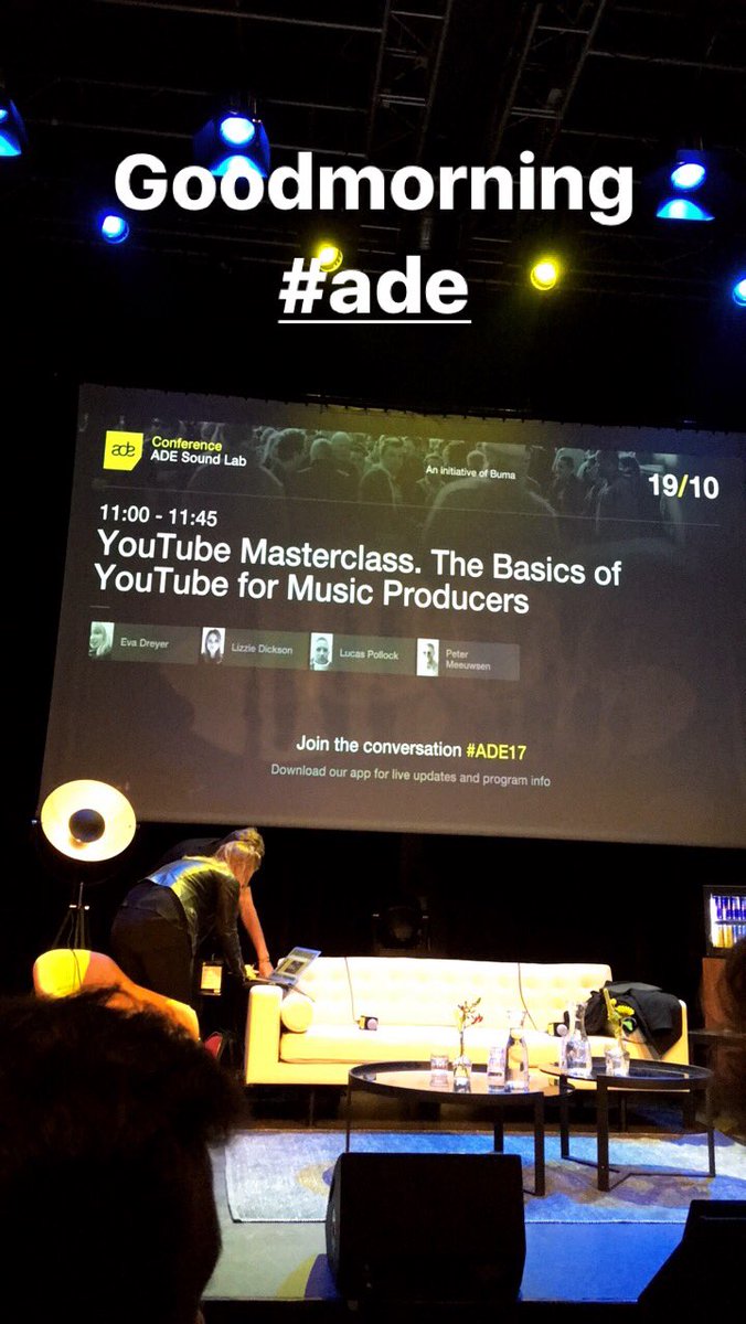 liloerix's tweet photo. Goodmorning #ade17 #YouTube #MusicBusiness https://t.co/hBVFlaujr8