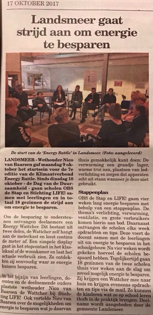 deWattcher's tweet photo. Mooi om te zien; 2 scholen @Gem_Landsmeer zijn aan de slag met #energiebesparing @energybattle1  :-) https://t.co/0NHrKNwNW5