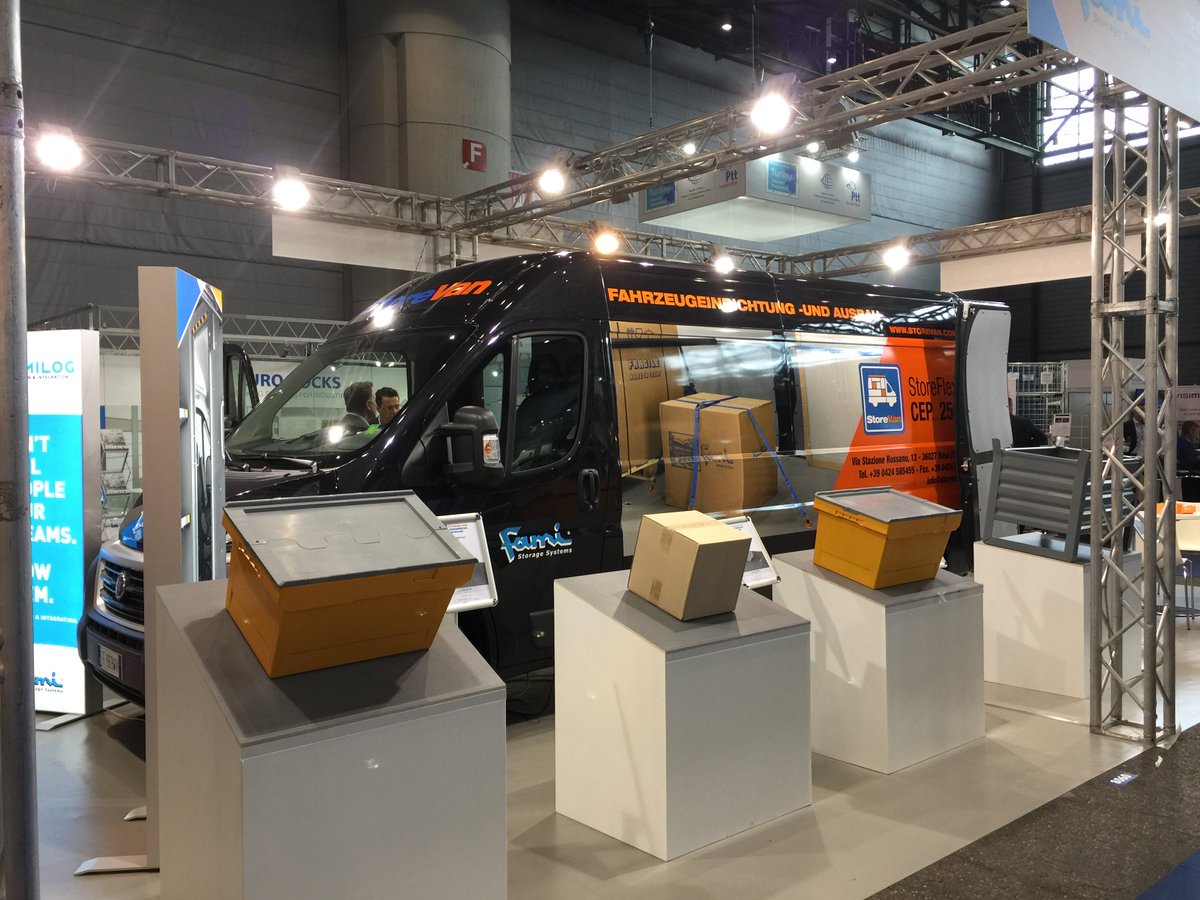 storevan's tweet photo. Sistema CEP per #furgoni di #StoreVan, l’#effettowow per i #corrieriespressi alla fiera di settore @Post_Expo 2017. https://t.co/NdJQbQANOE https://t.co/yjqhW82MYj