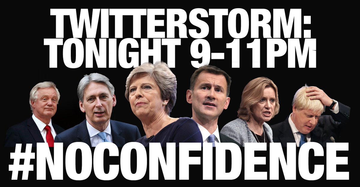 Enough is enough. Forget BBC Question Time tonight - let's make our voices heard. We have #NoConfidence
