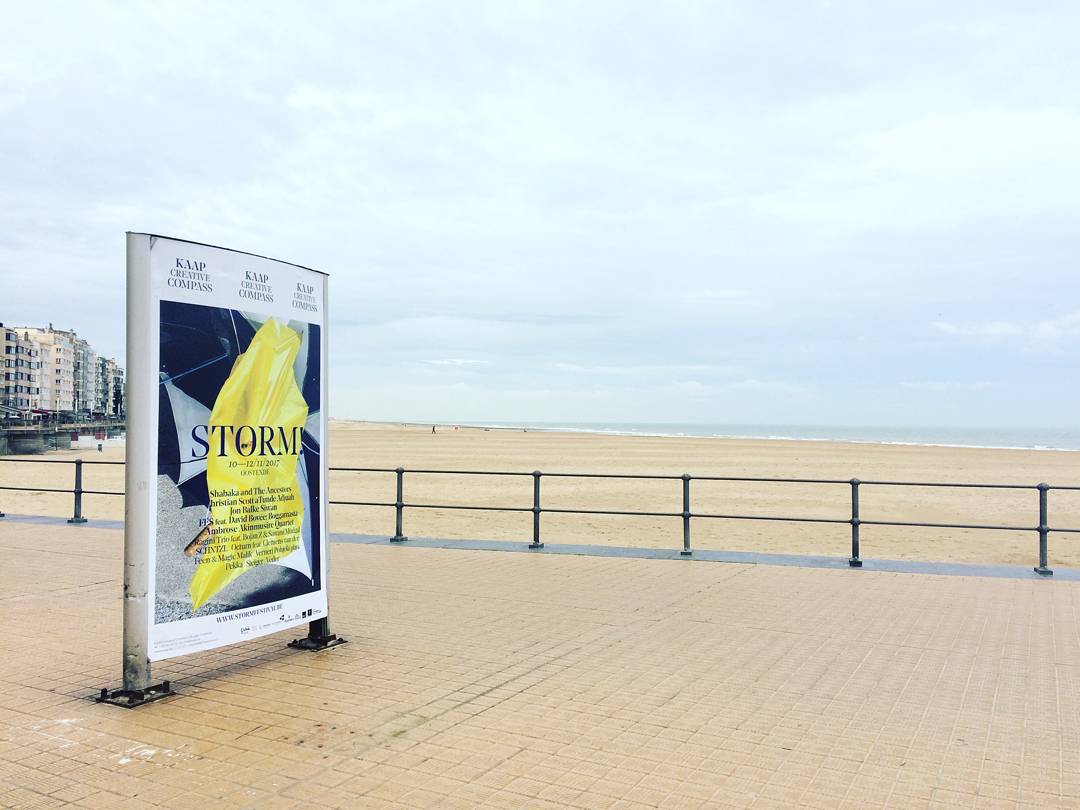 Storm! Festival 2017, van 10 tot en met 12 november. Het kruim van de jazzscene verzamelt aan zee. kaap.be/programma/stor…