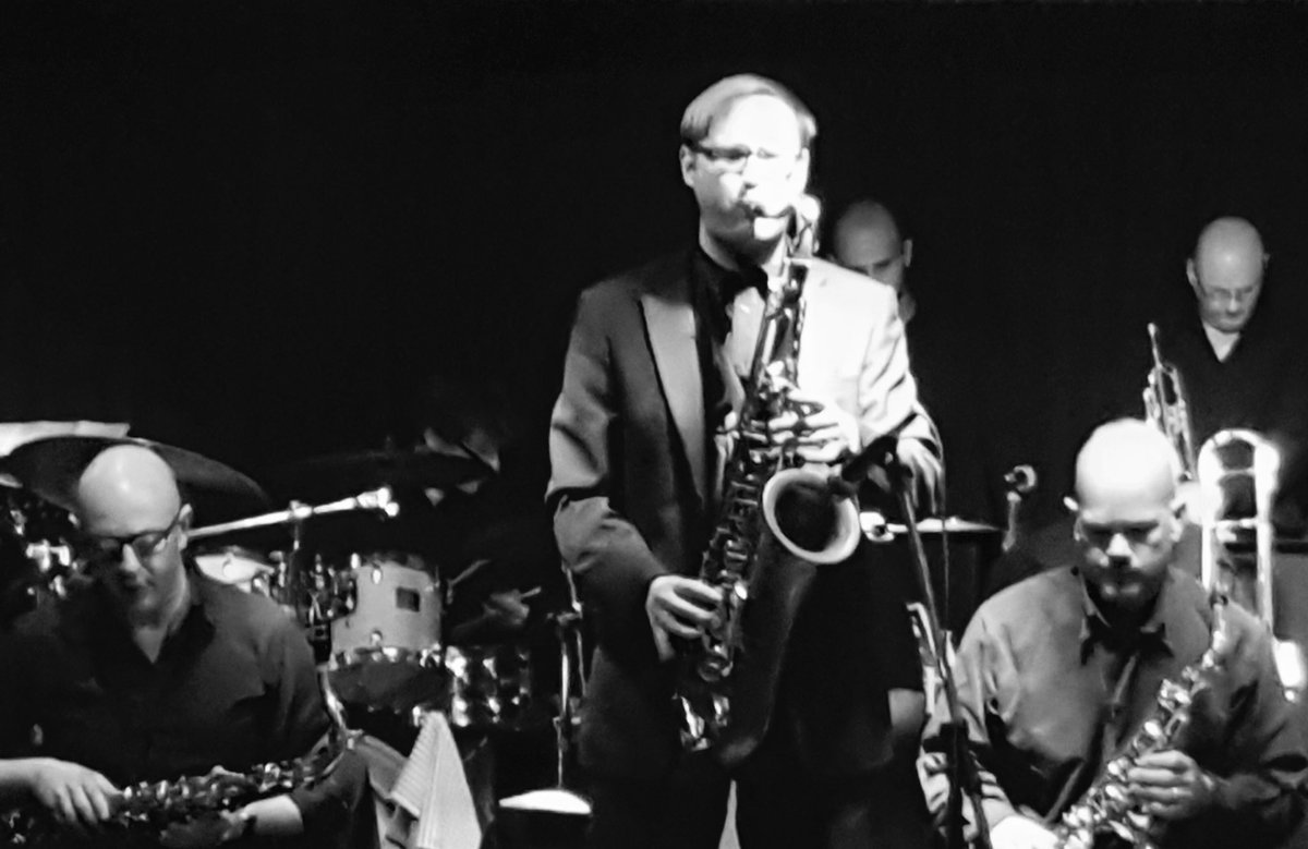 hullbigband's tweet photo. @mghsmithmusic soloing last night #hullbigband #saxsolo https://t.co/12f1kziFvM