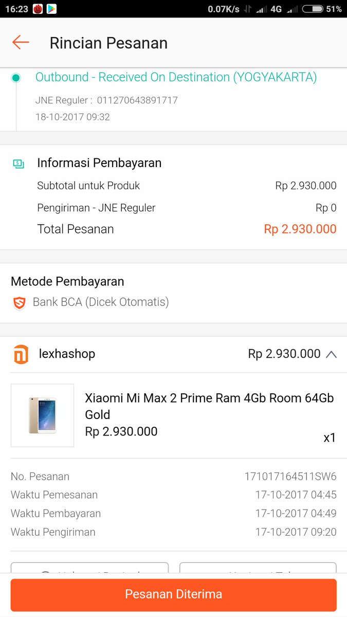 2anto6's tweet photo. @ShopeeID @ShopeeID saya klaim utk barang yg sudah dibeli. Mi max 2 4/64 https://t.co/GybFdDEU6B